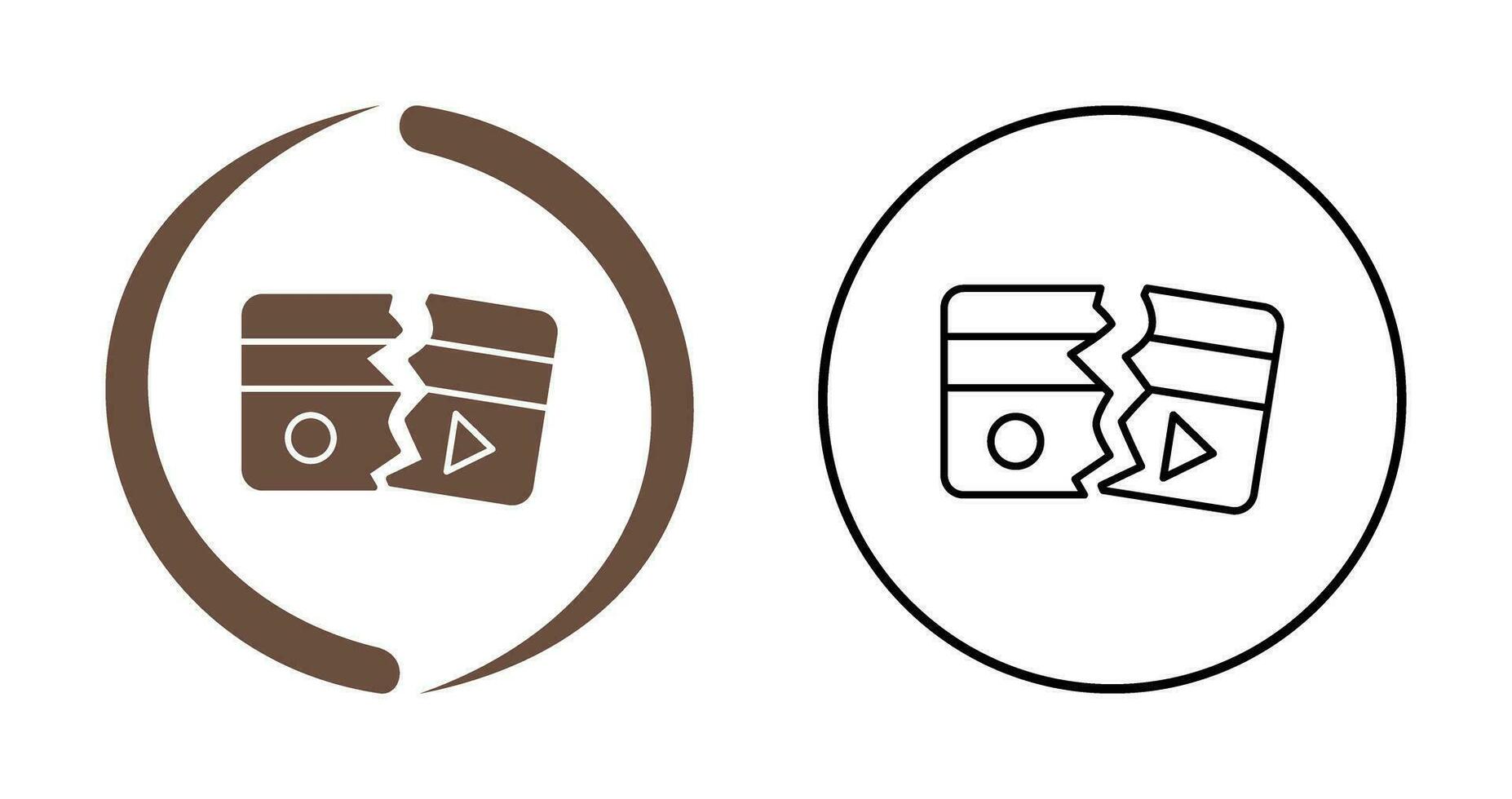 Broken Vector Icon