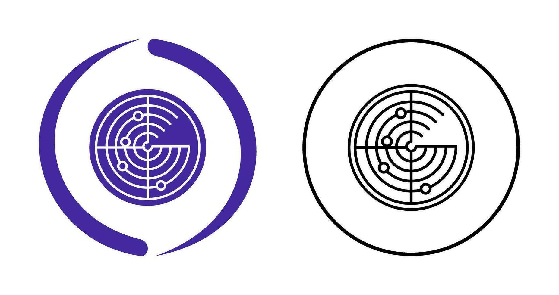 Radar Vector Icon