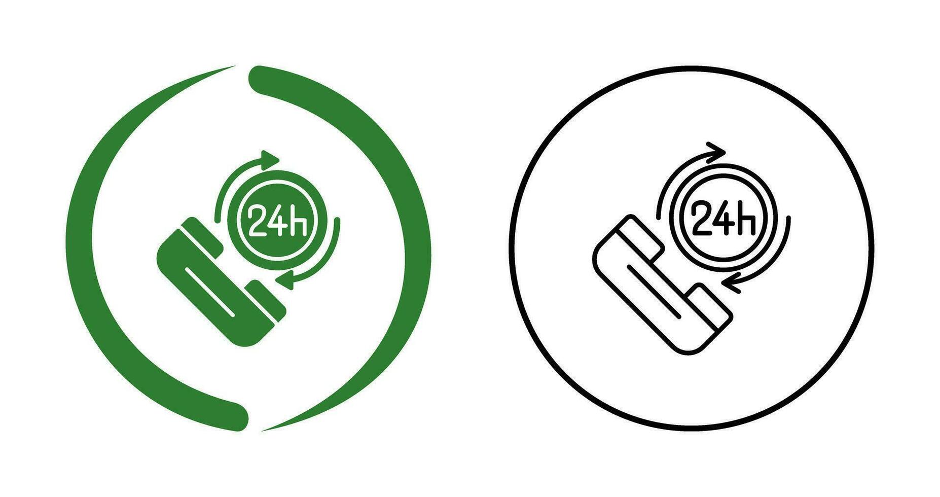 24h Vector Icon