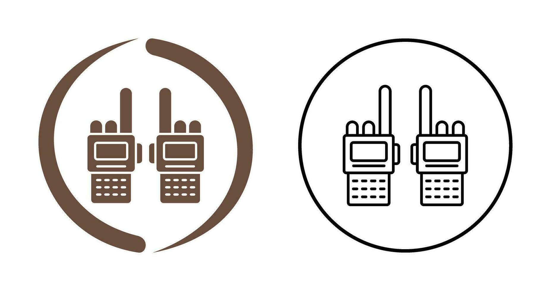 Walkie Talkie Vector Icon