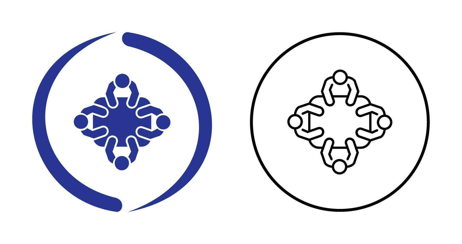 Staff Meeting Vector Icon