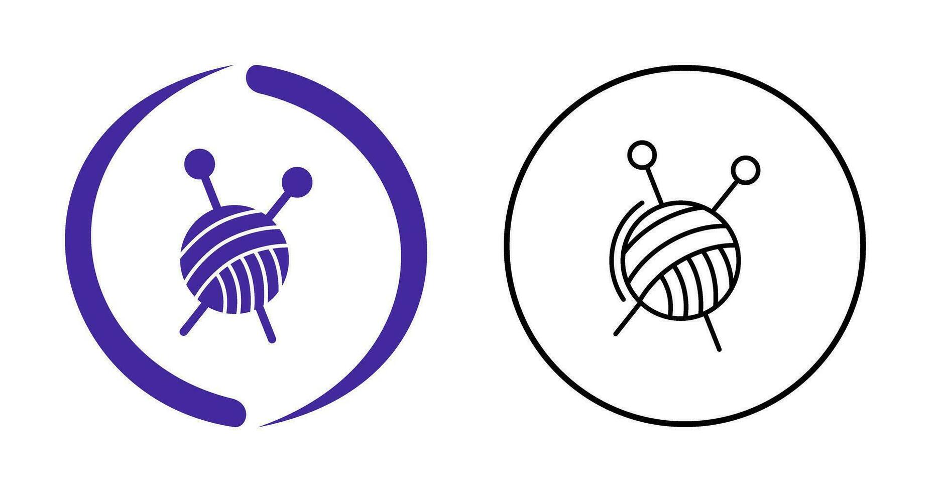 Knitting Vector Icon