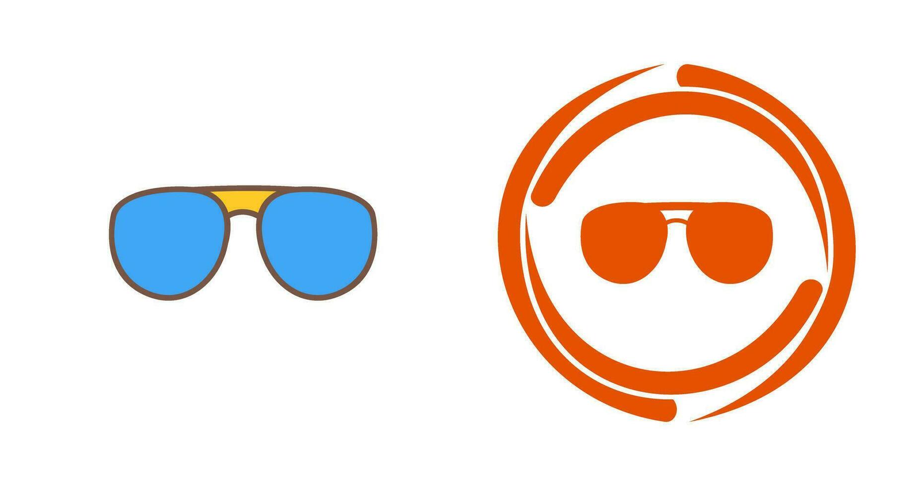 Unique Glasses Vector Icon