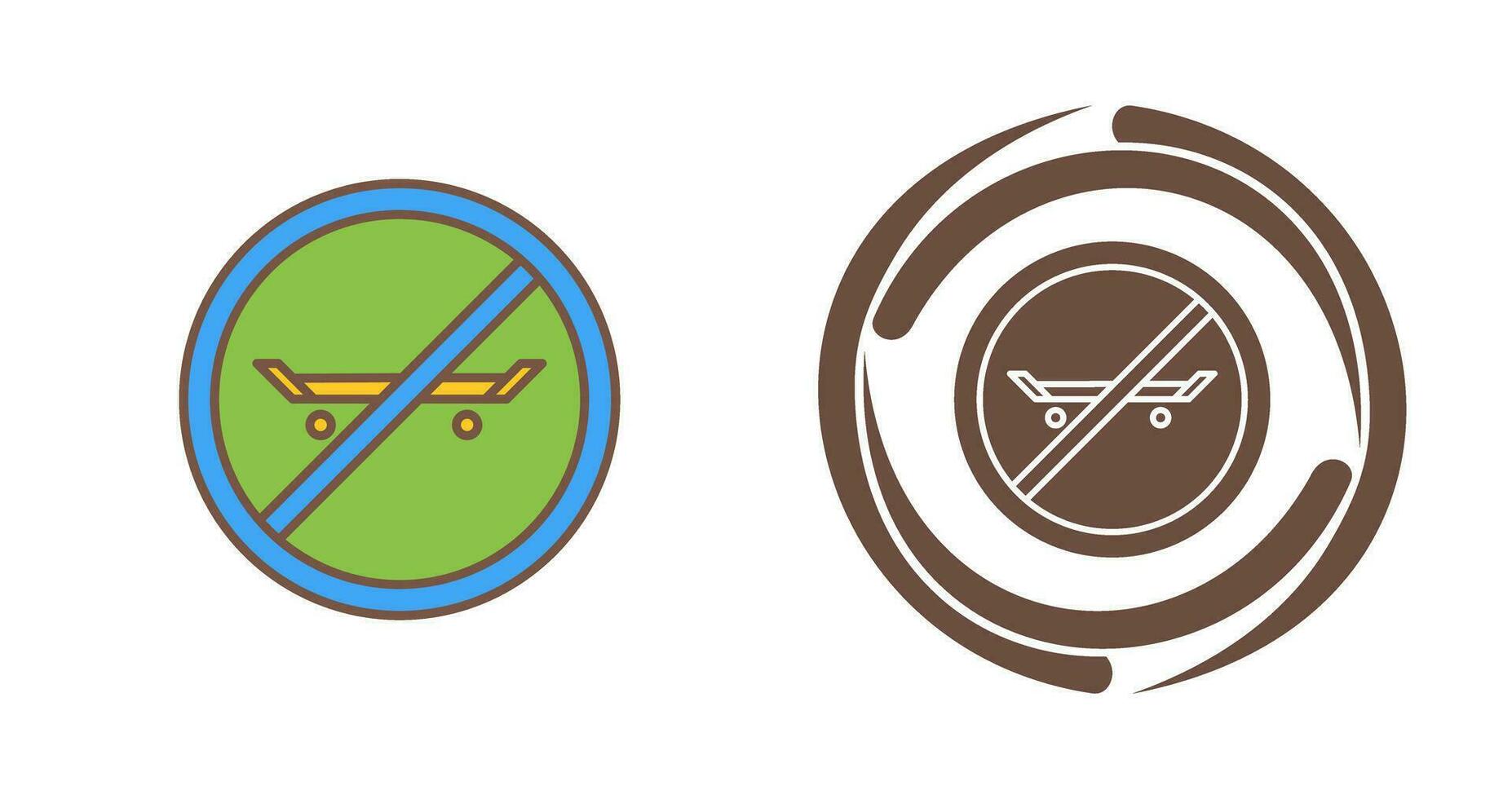 No Skating Vector Icon