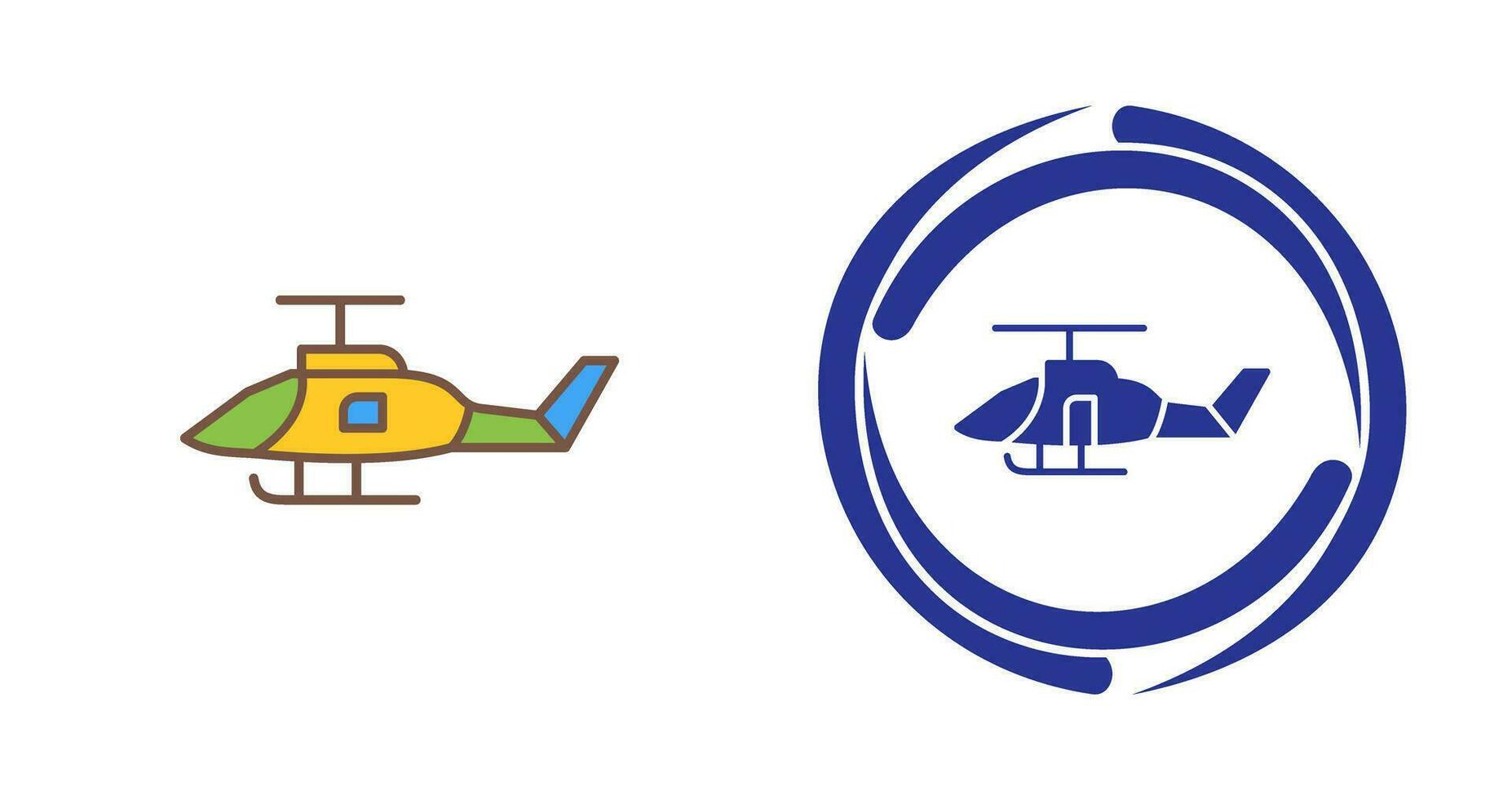 Military Helicopter Vector Icon