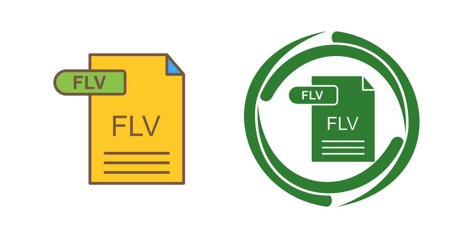 FLV Vector Icon