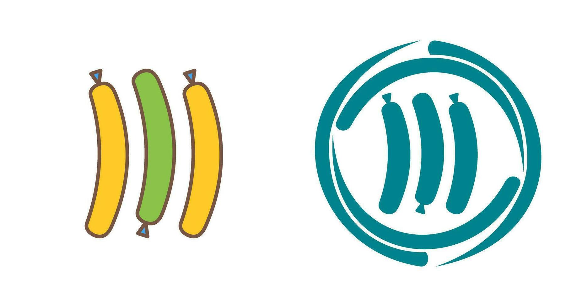 Hot Sausage Vector Icon