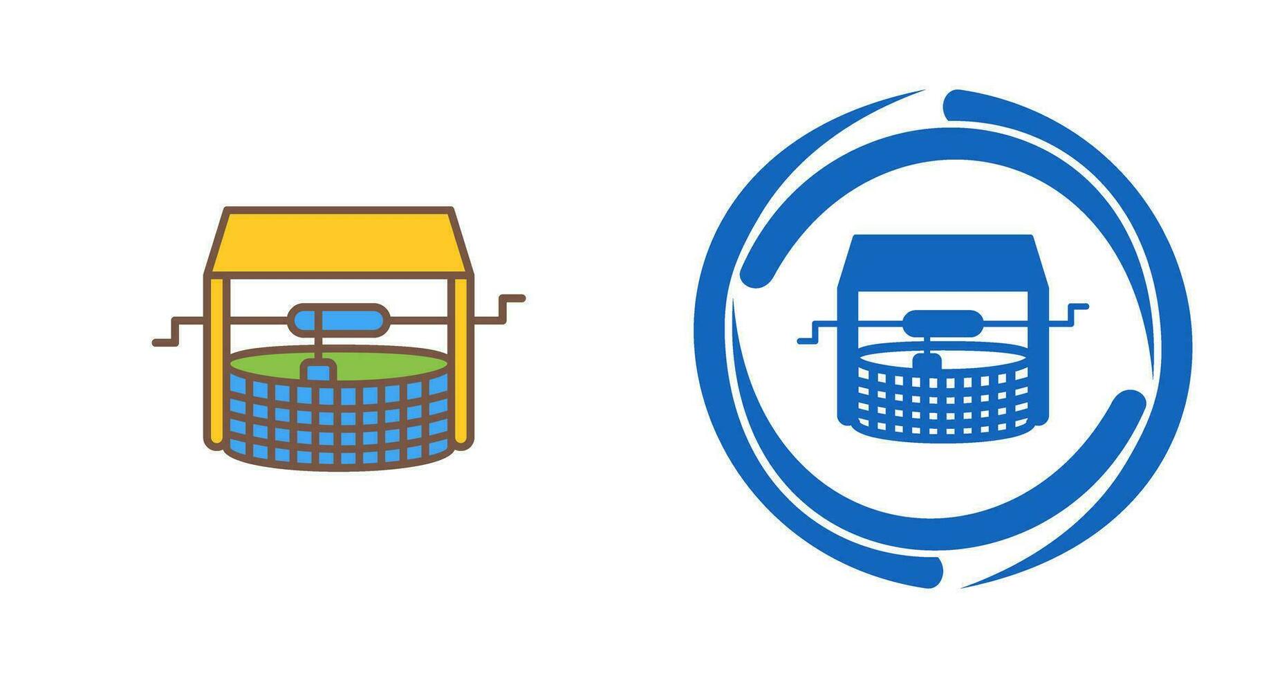 Water Well Vector Icon