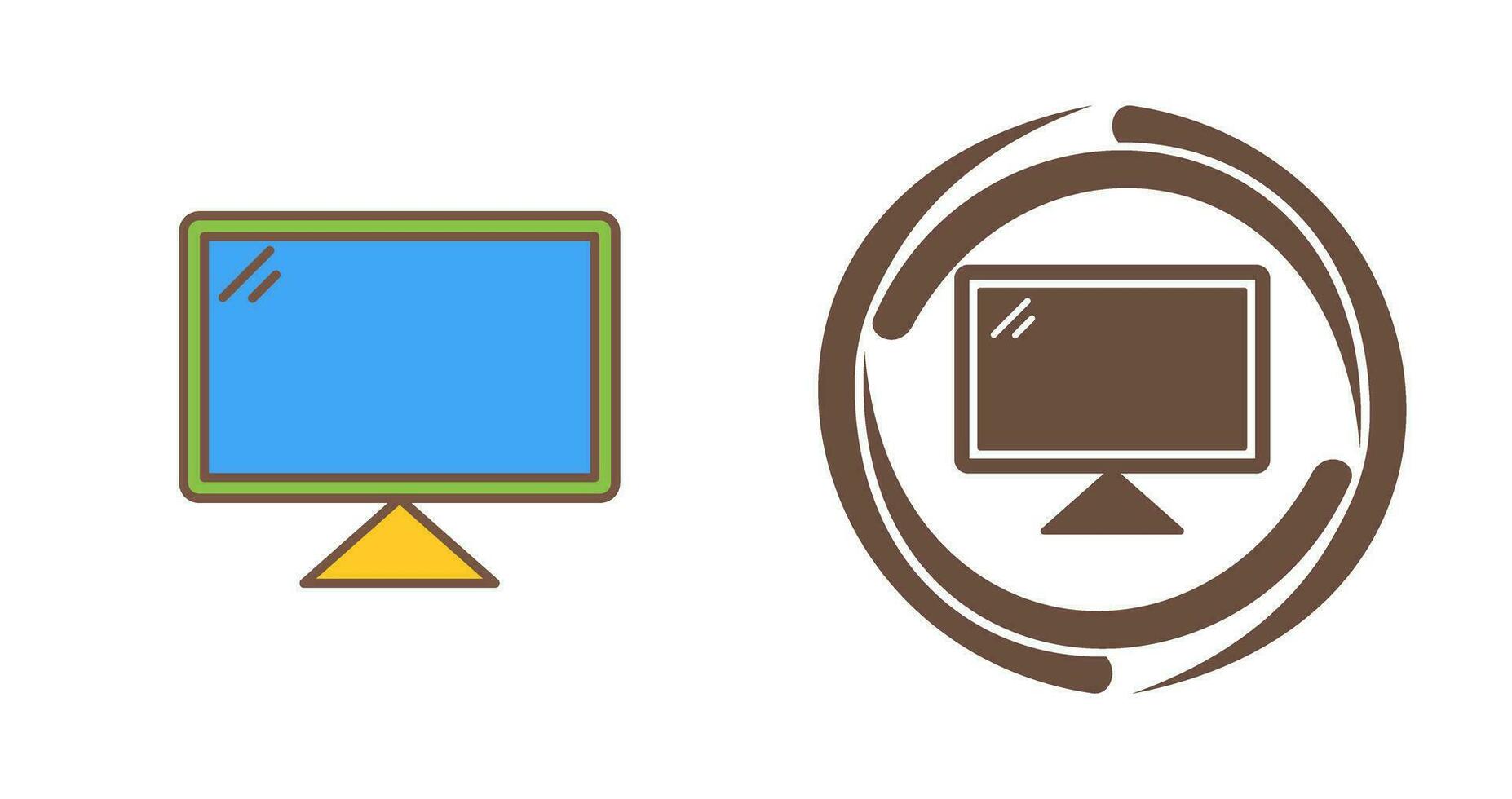Computer Vector Icon