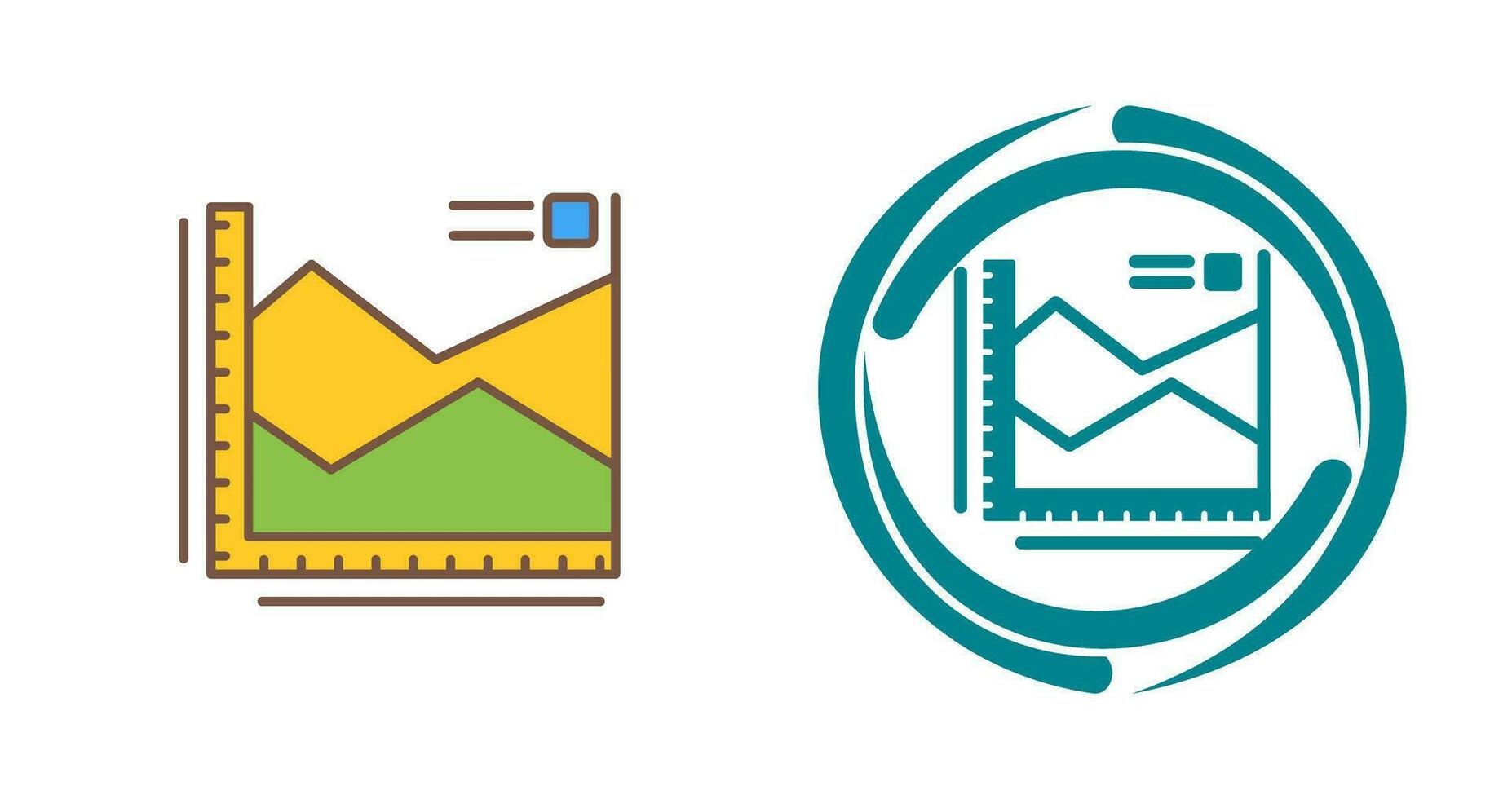 Spline Chart Vector Icon