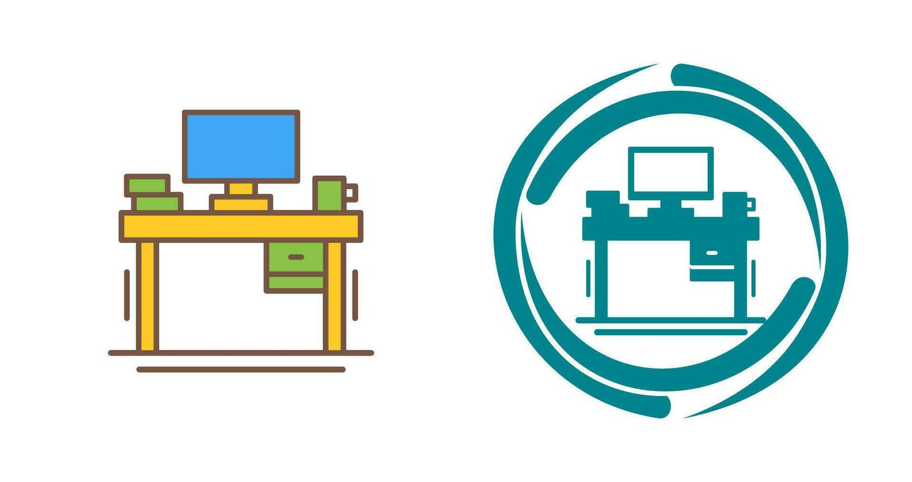 Desk Vector Icon
