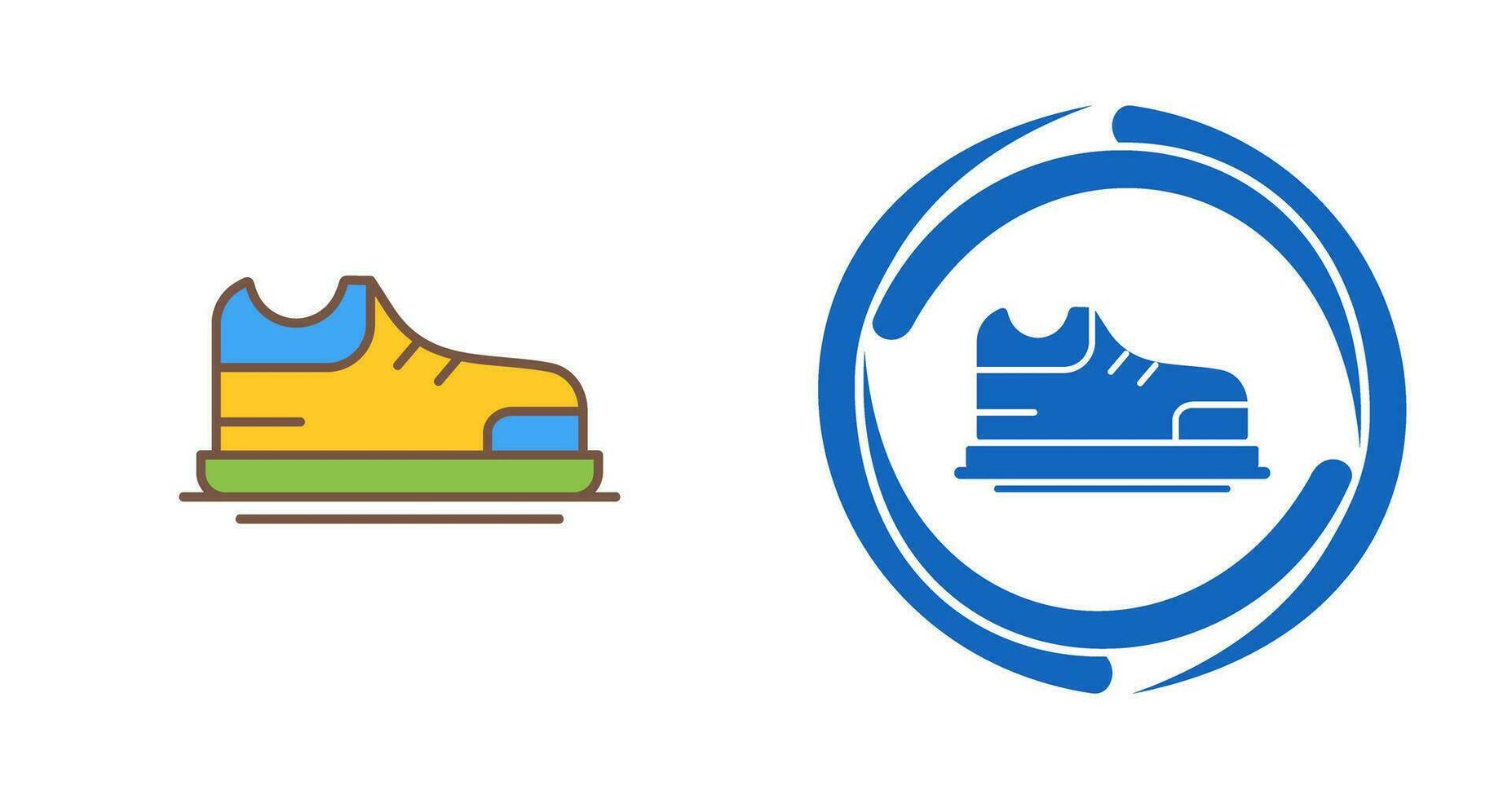 icono de vector de zapatos