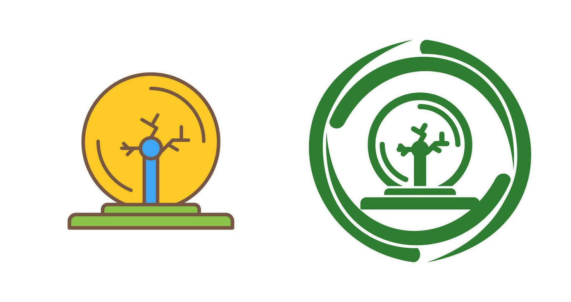 Plasma Ball Vector Icon