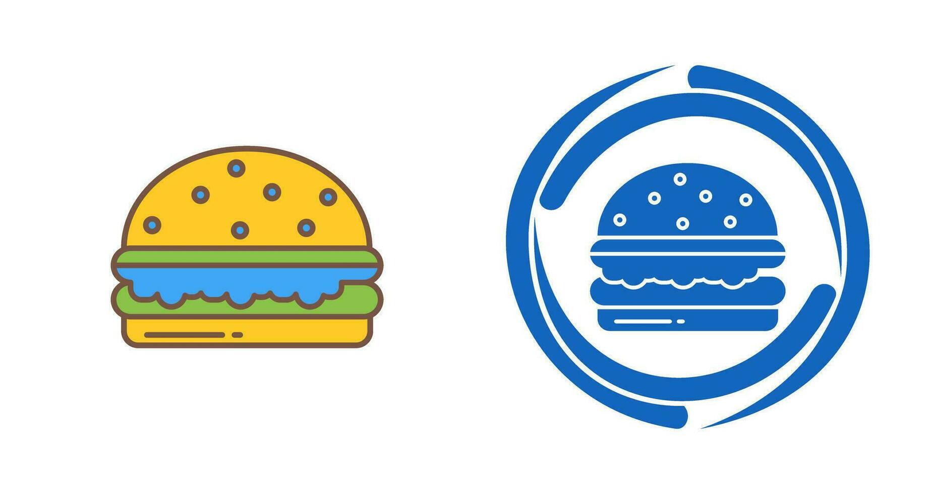 icono de vector de hamburguesa