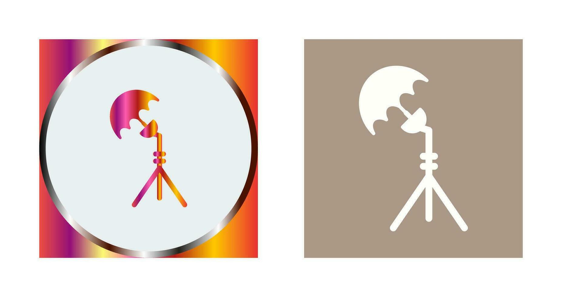 Unique Light Stand Vector Icon