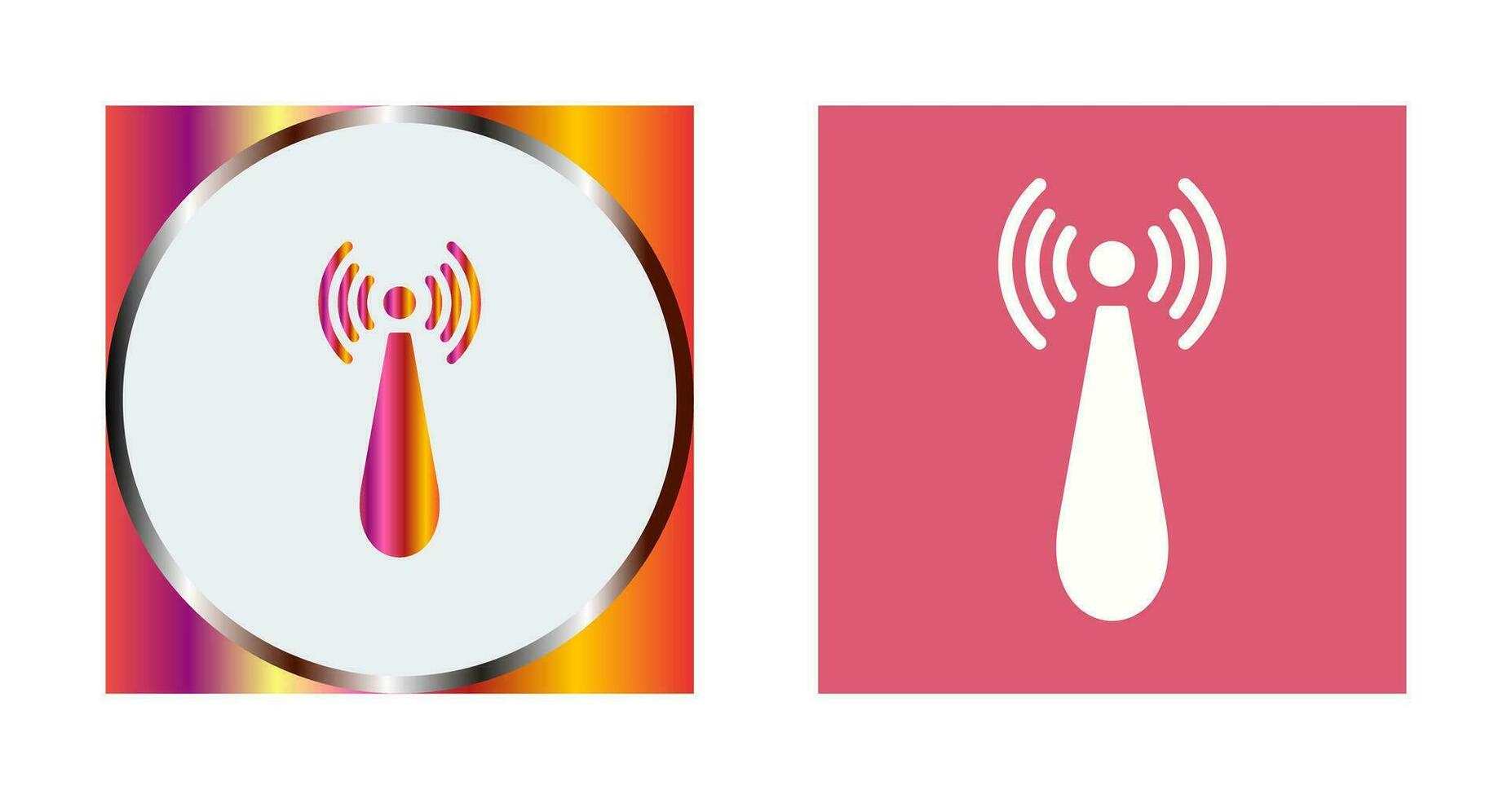 Non Ionizing Radiation Vector Icon
