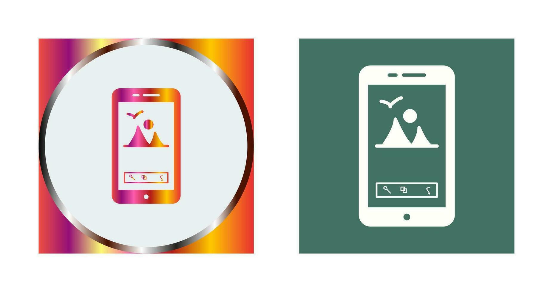 Unique Edit Picture Vector Icon