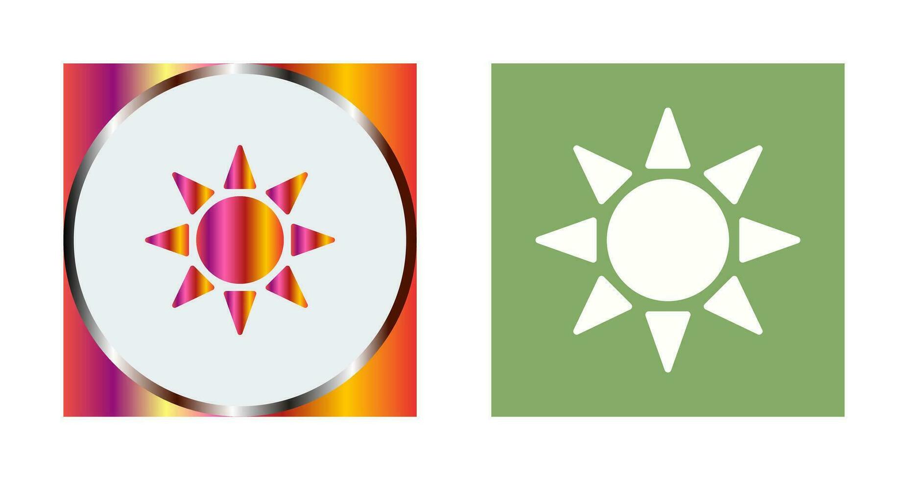 UV Radiation Vector Icon