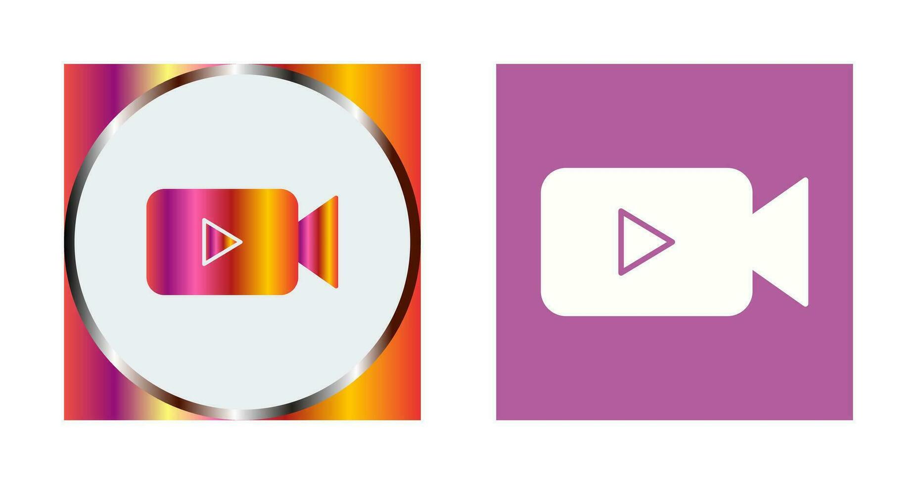 Unique Video Vector Icon