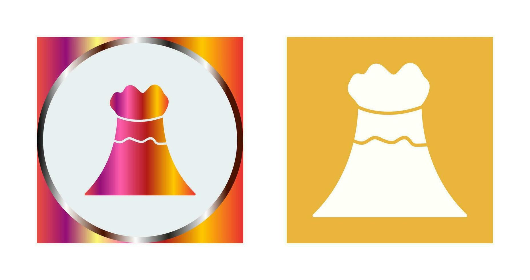 Volcano Vector Icon
