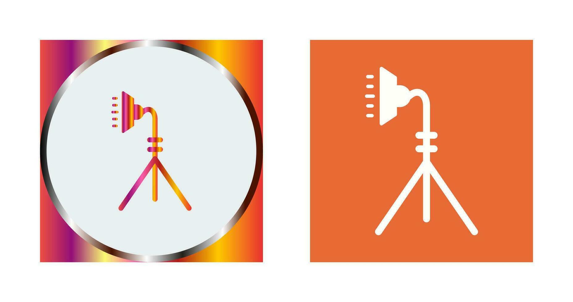 Unique Light Stand Vector Icon