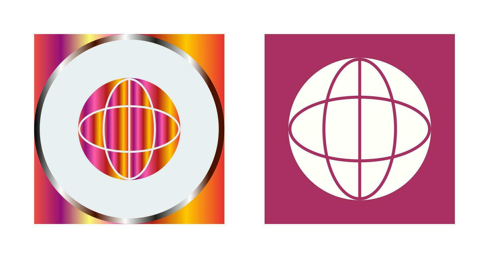 Unique Globe Vector Icon