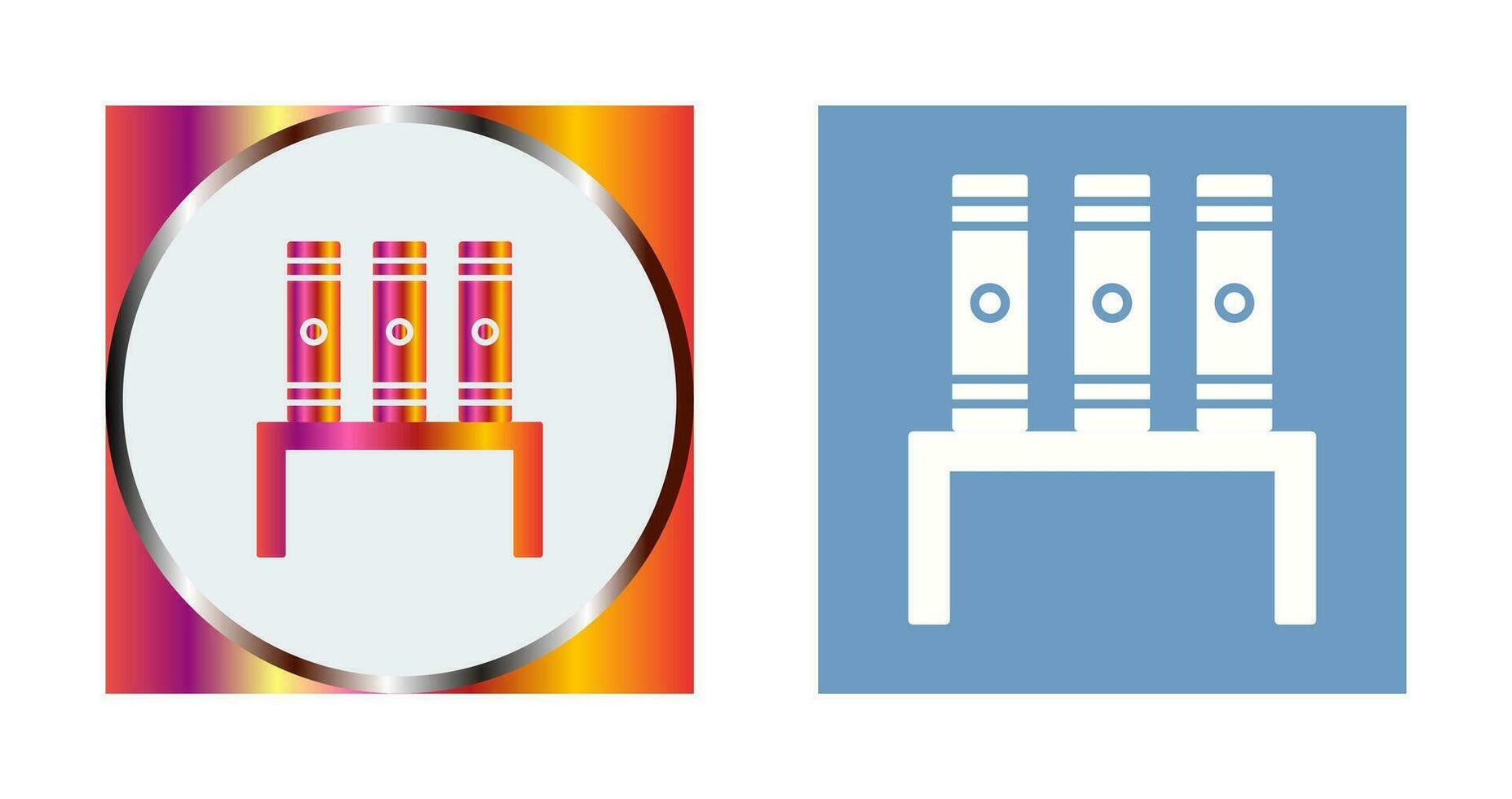 Unique Bookstand Vector Icon