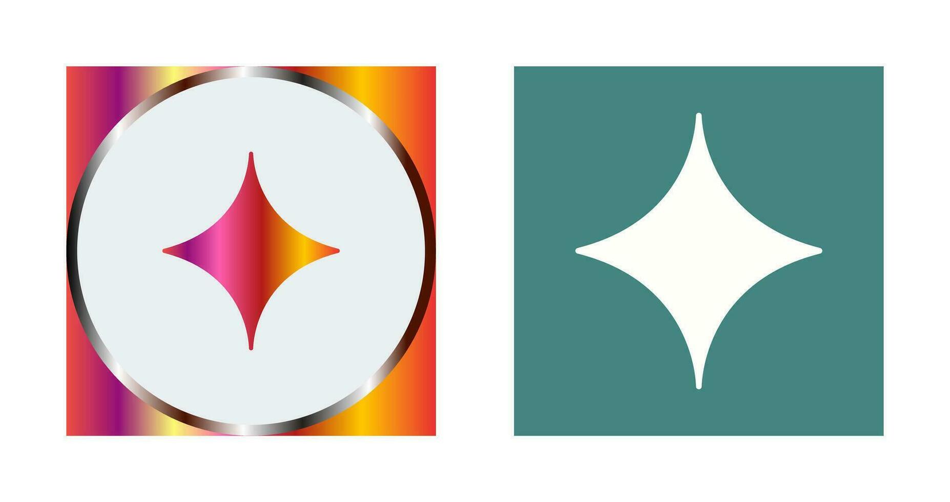 Unique Diamond Vector Icon