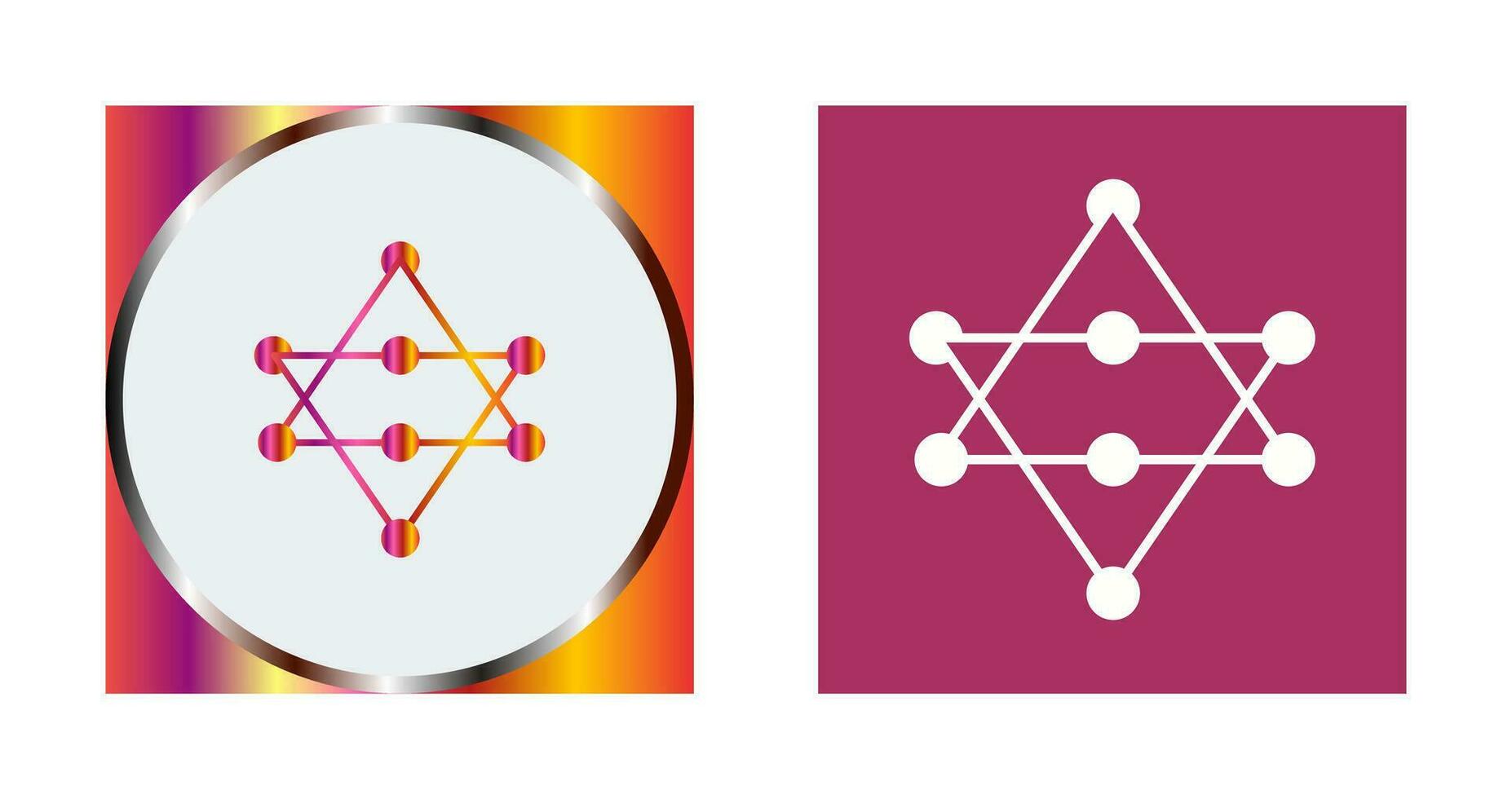 Unique Networks Vector Icon