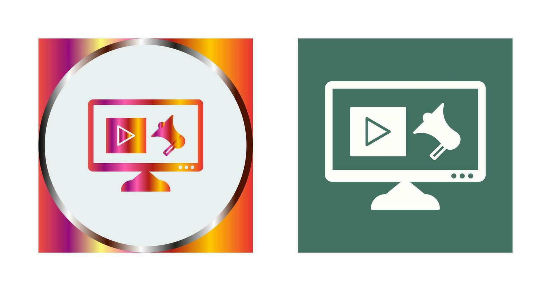 Unique Digital Marketing Vector Icon