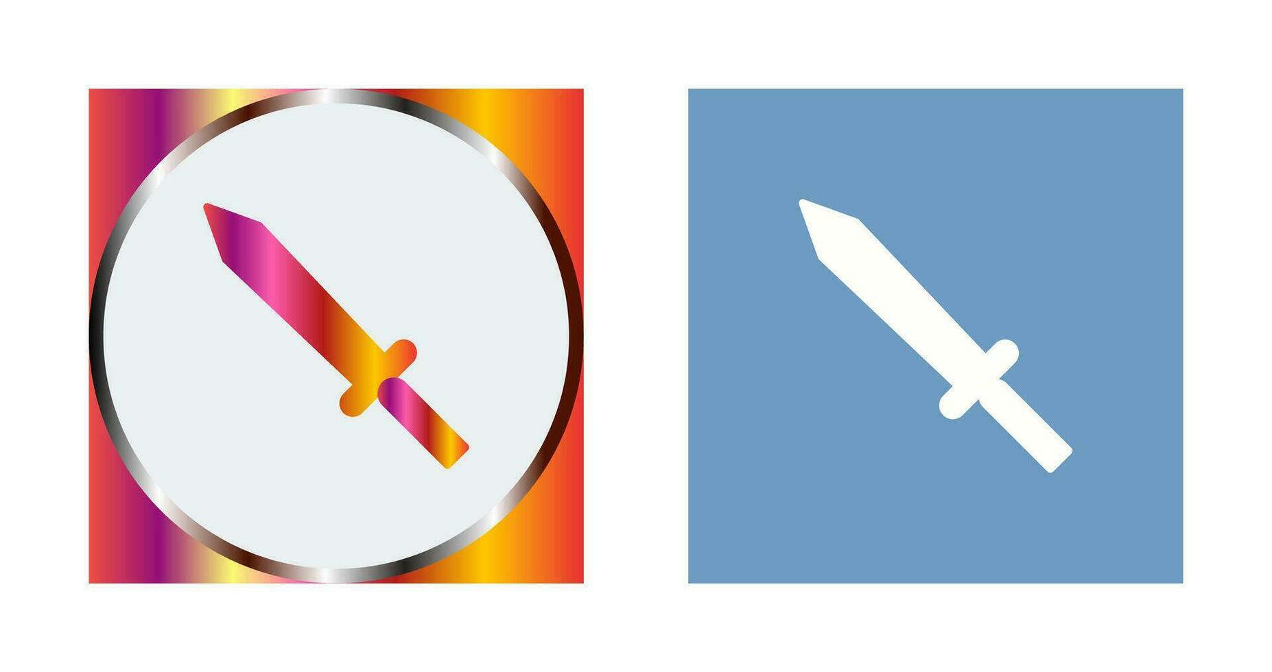 Unique Sword Vector Icon