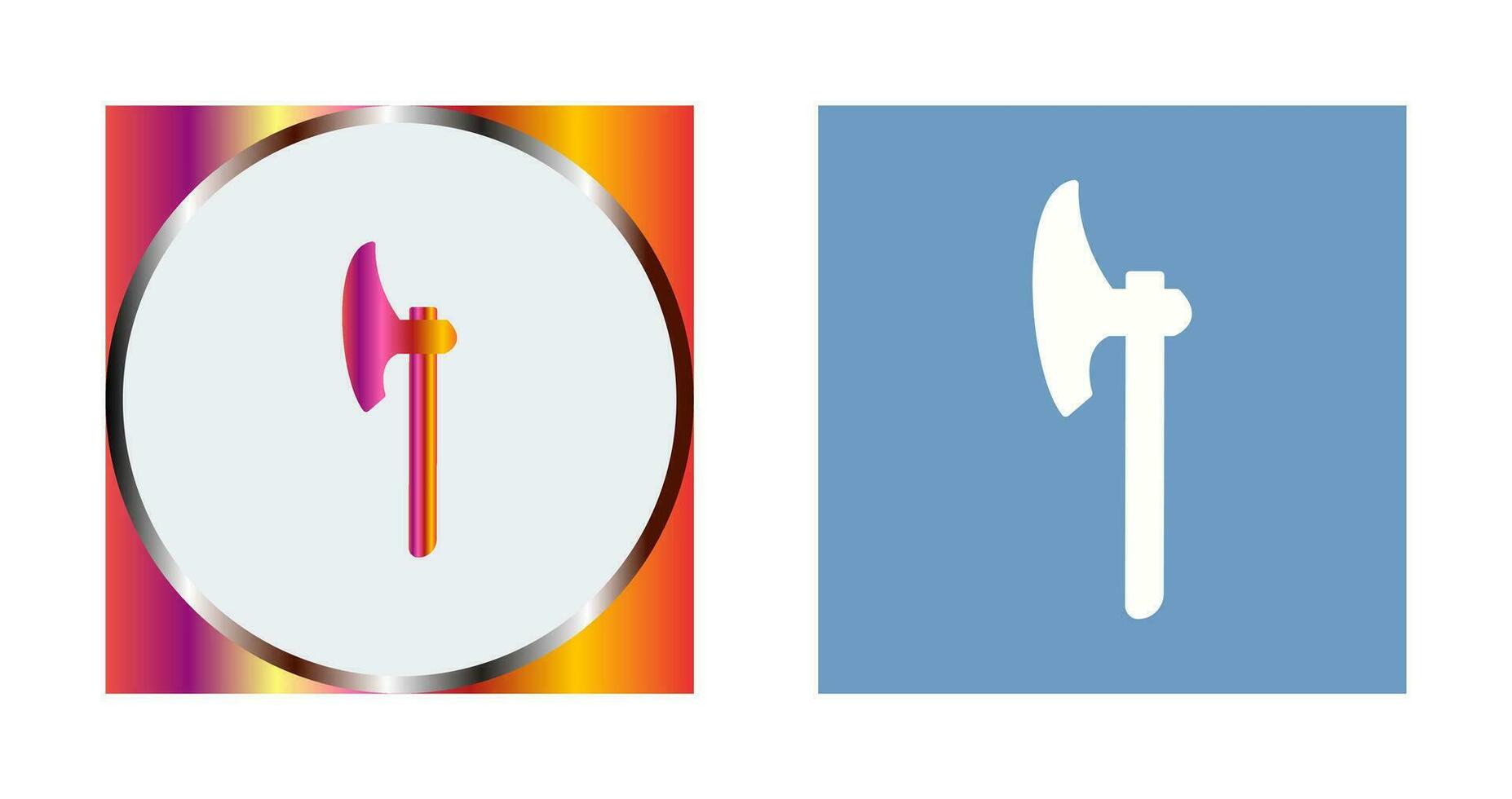 Unique Axe Vector Icon