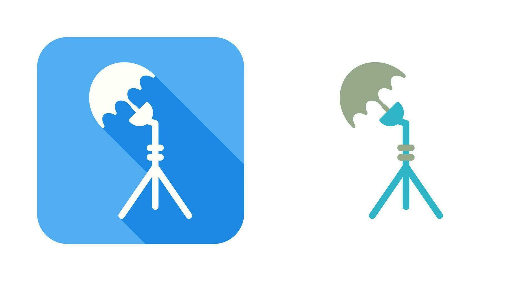 Unique Light Stand Vector Icon