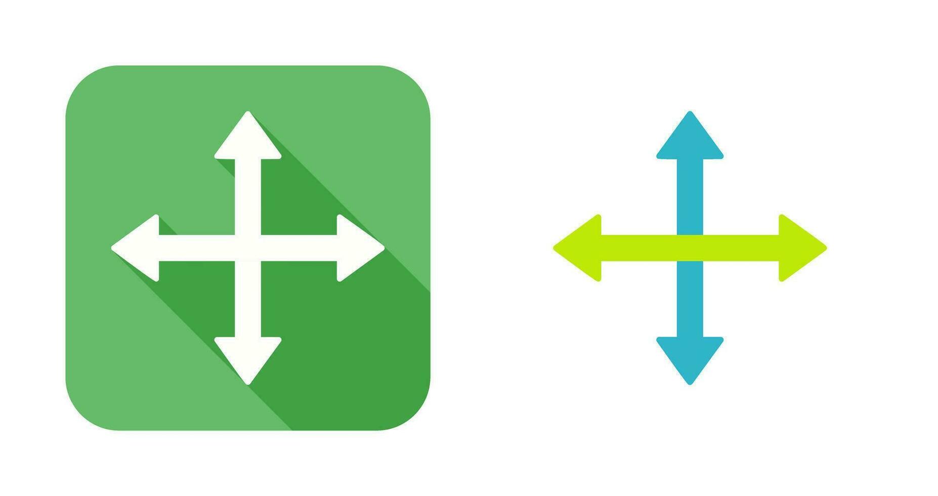 Unique Move Vector Icon