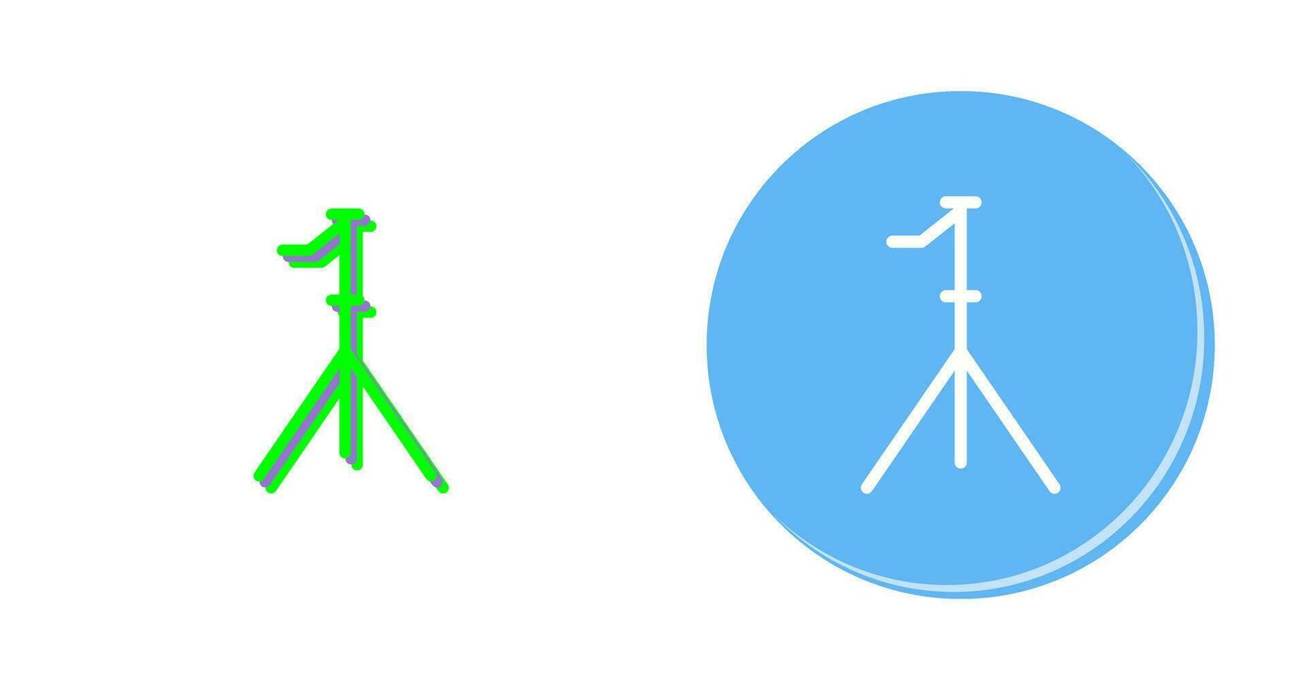 Unique Stand Vector Icon