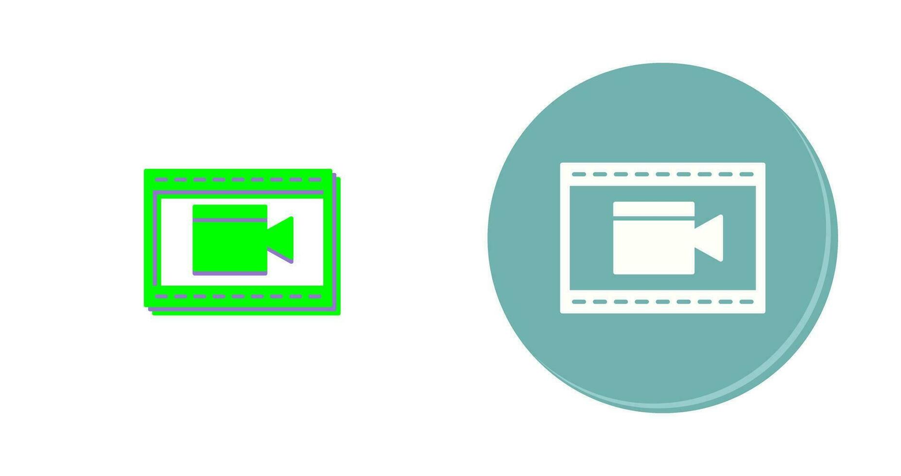 Unique Video and Animation Vector Icon