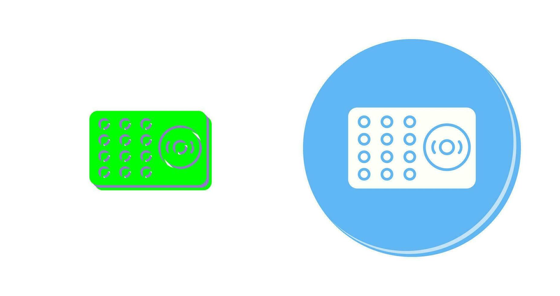 Unique Ring Alarm Vector Icon