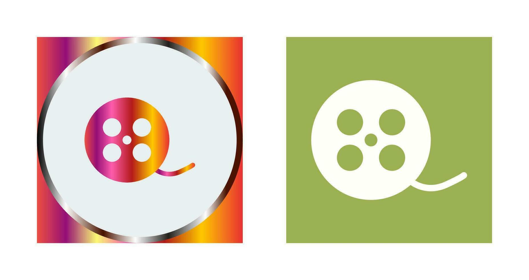 Reel Vector Icon