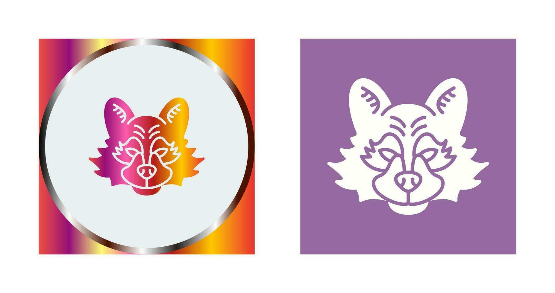 Raccoon Vector Icon
