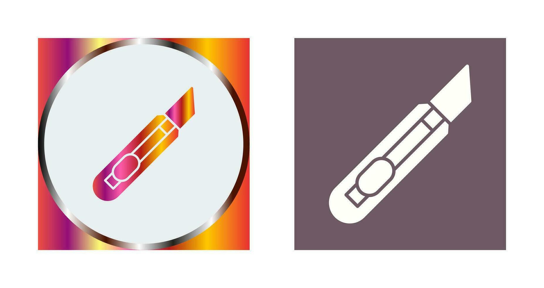 Stationery Knife Vector Icon