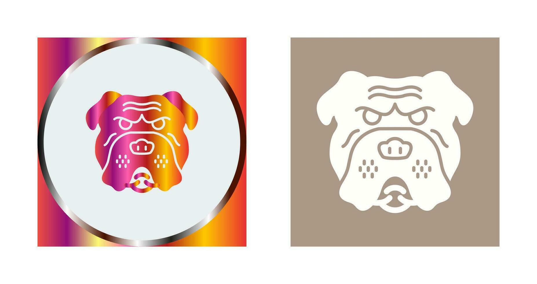 Bulldog Vector Icon