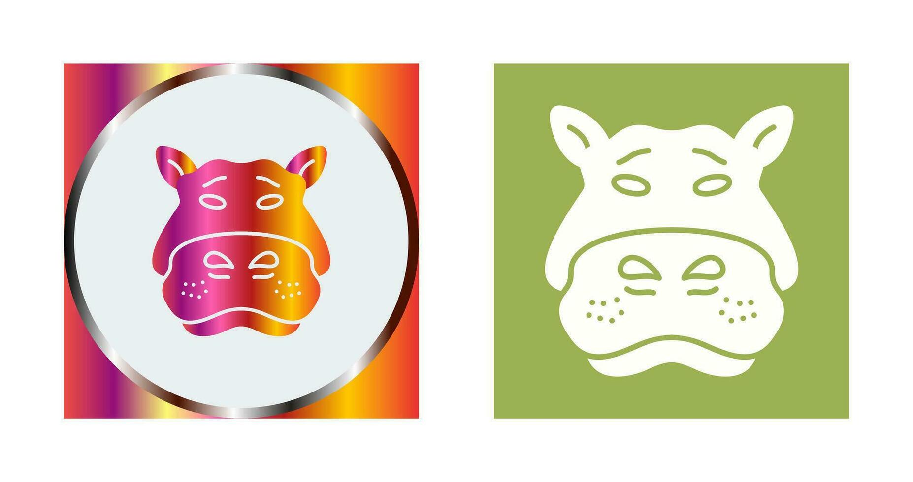 Hippo Vector Icon