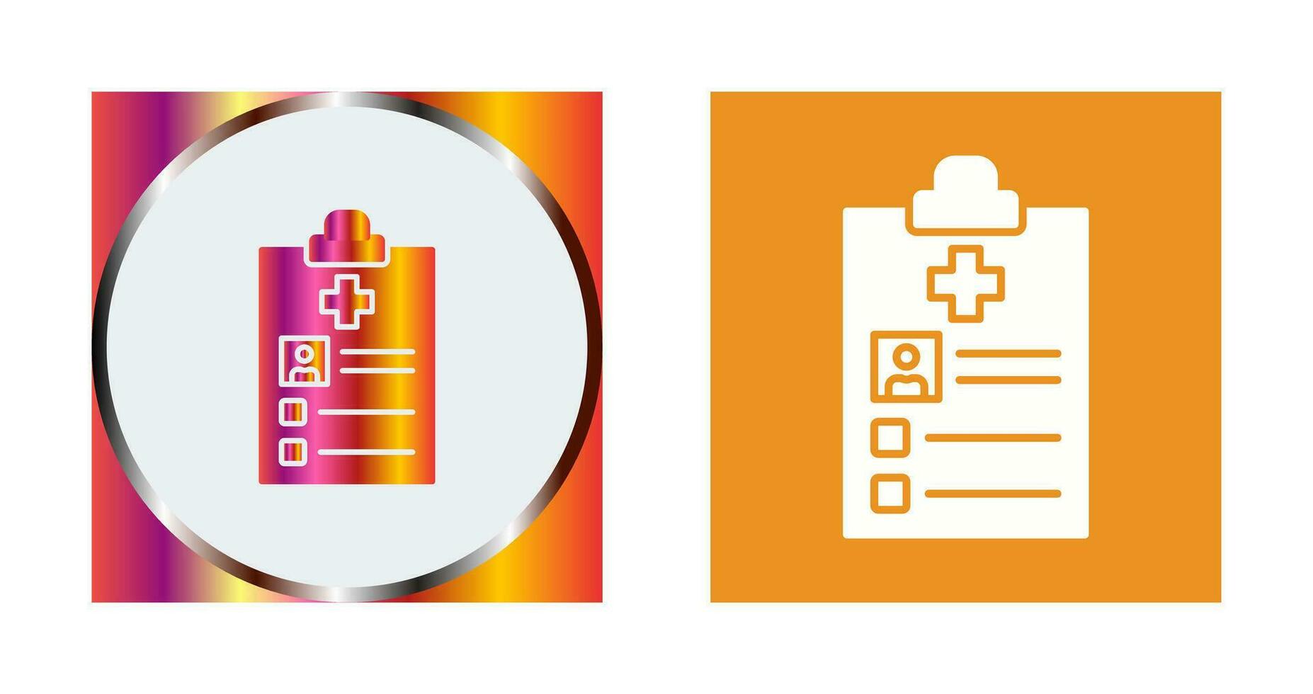 Medical Record Vector Icon