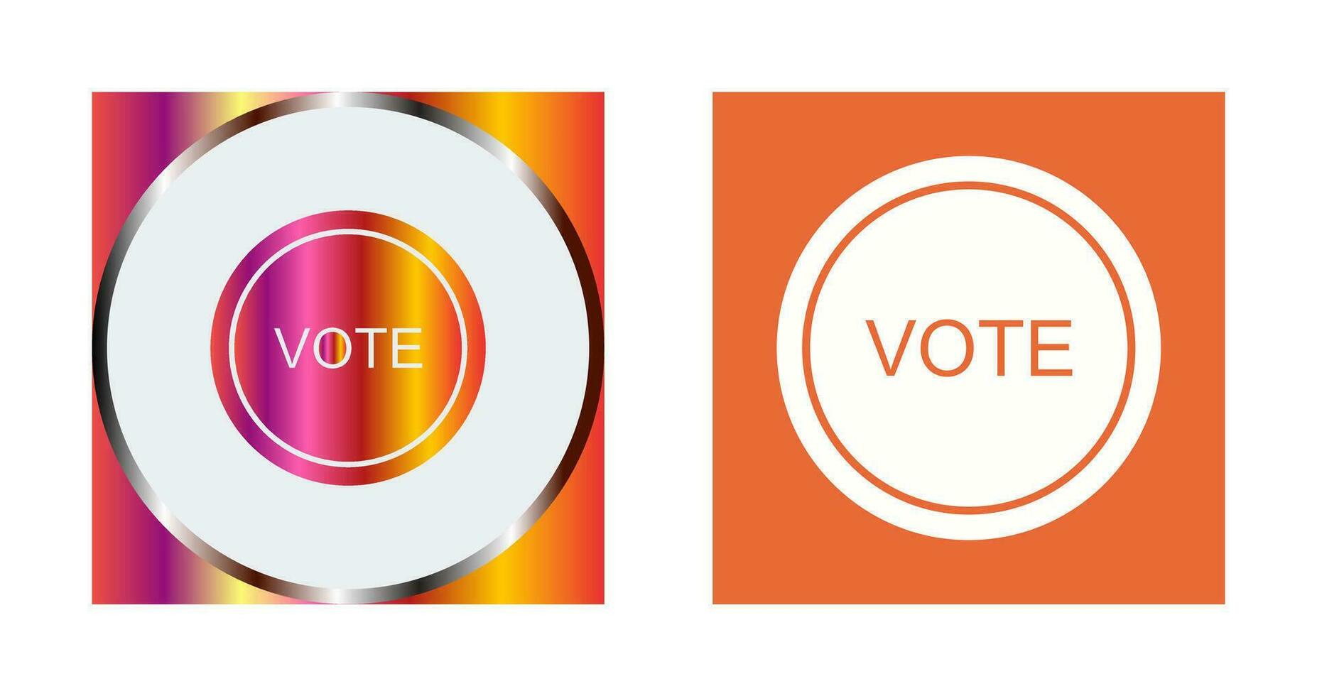 Vote Link Vector Icon