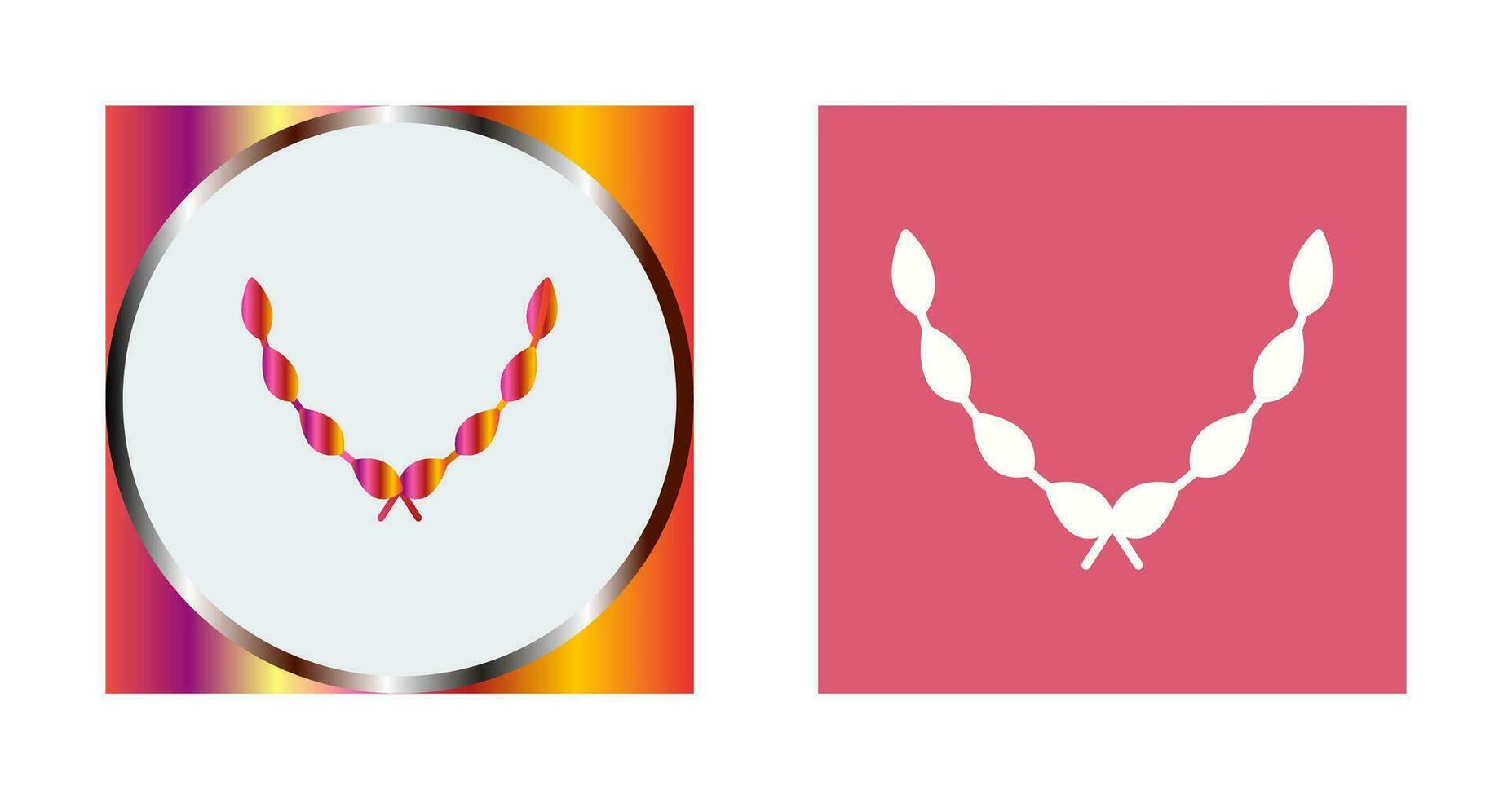 Leaves Wreath Vector Icon
