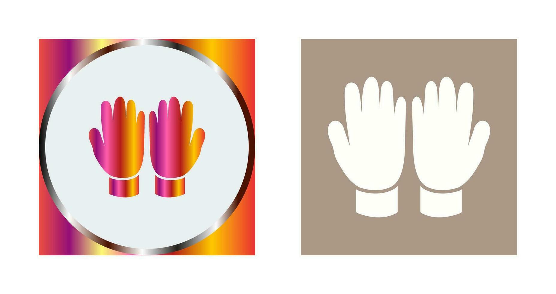 Gardening Gloves Vector Icon