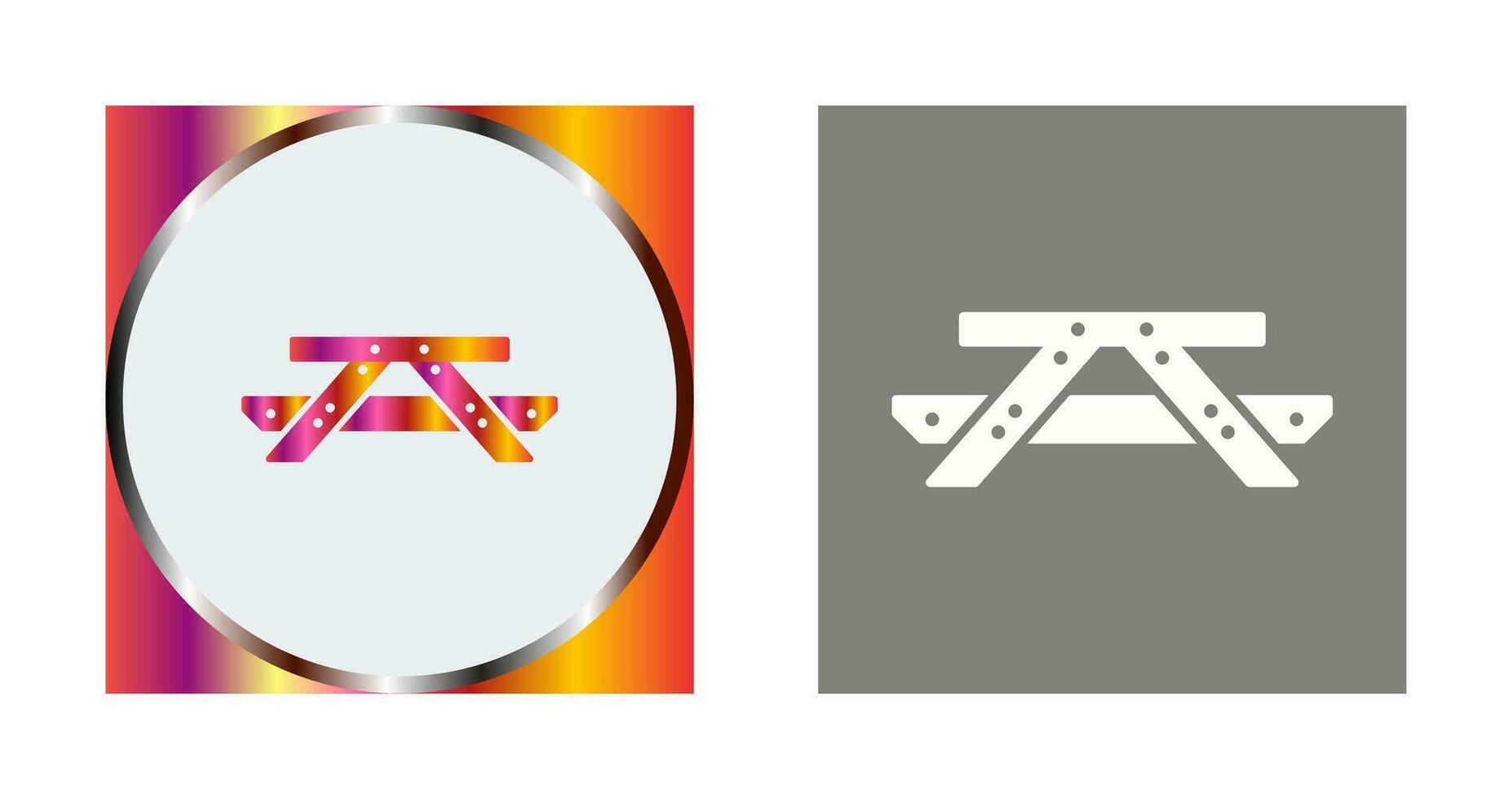 Picnic of Table Vector Icon
