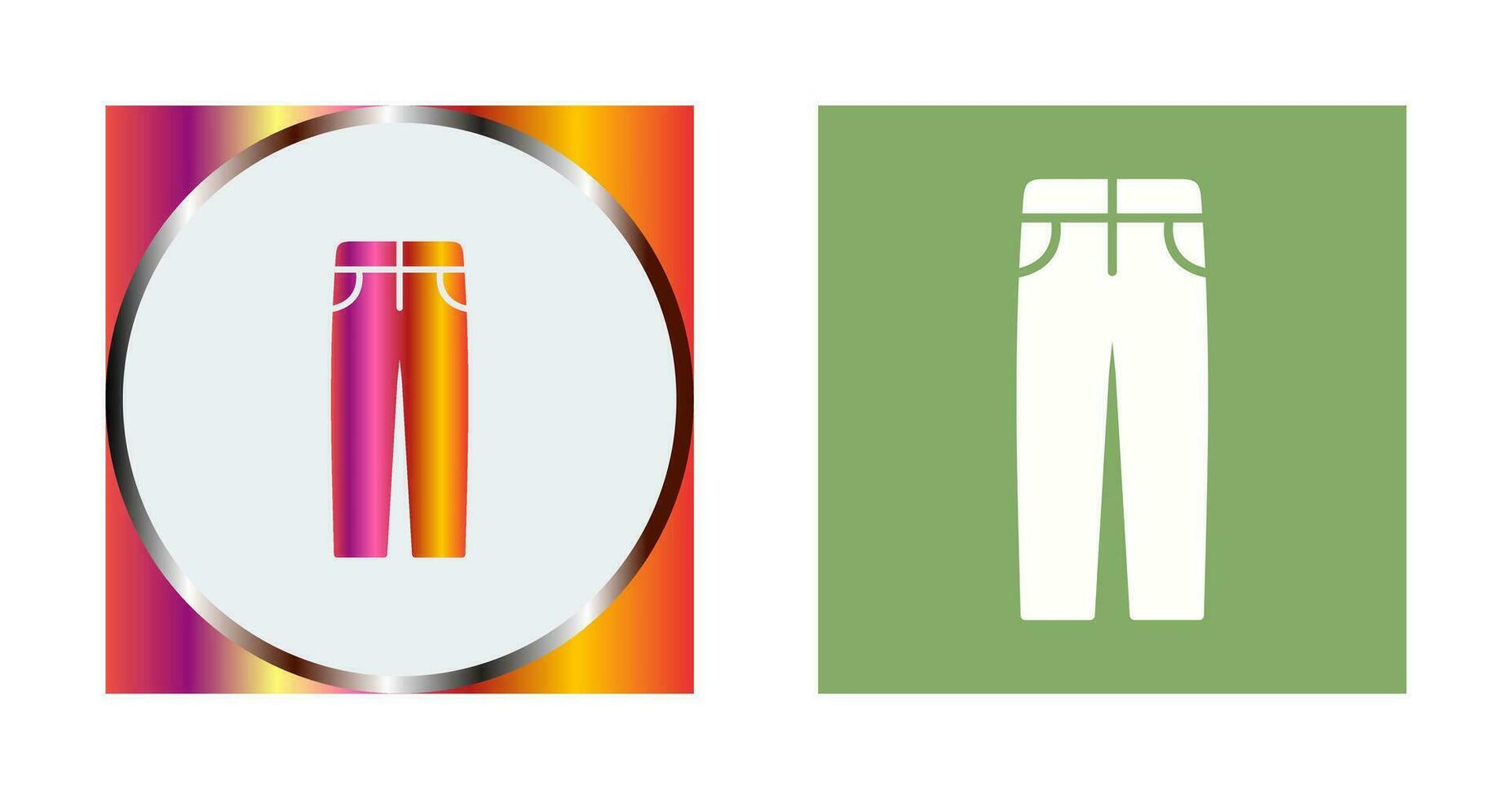 Men's Pants Vector Icon