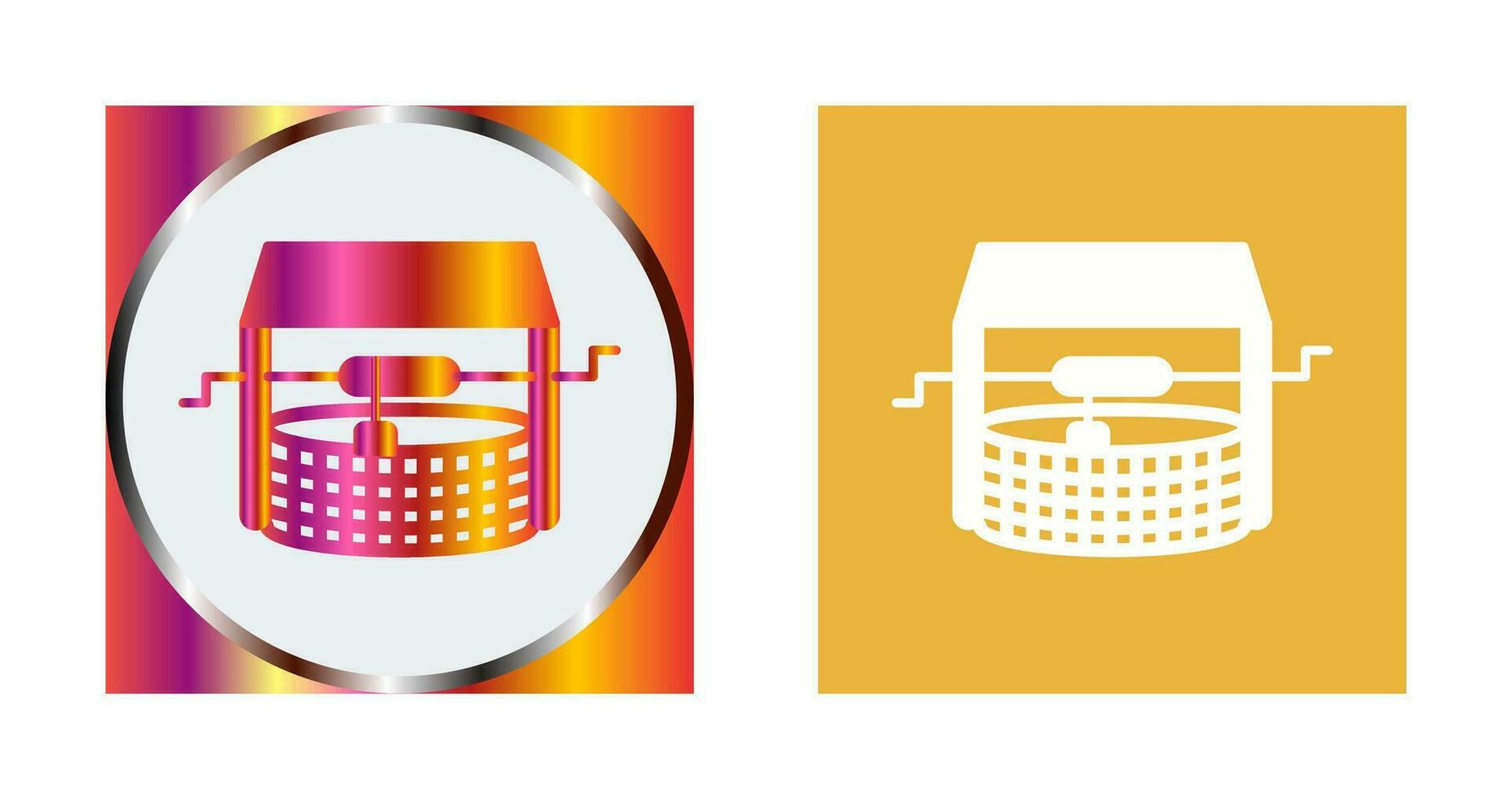 Water Well Vector Icon
