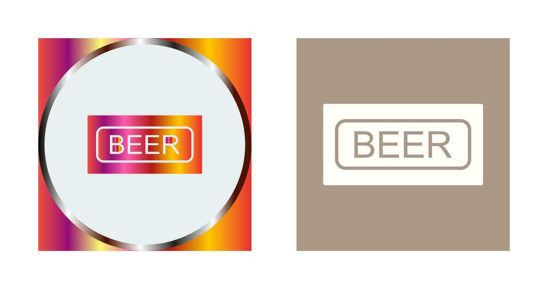 Beer Sign Vector Icon